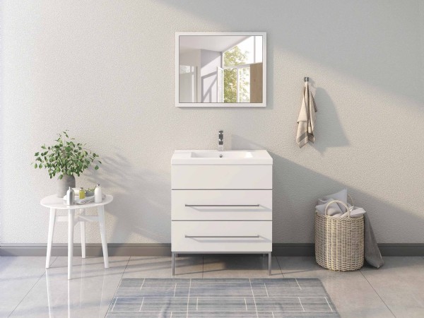 MPYJ-54 Fame 30 Inch MDF Bathroom Vanities Single Sink Painting