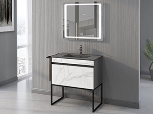 MPYJ-41 Fame 30 Inch MDF Bathroom Vanities Single Sink Painting