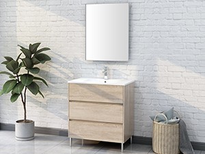 MLYJ-38 Fame 30 Inch MDF Bathroom Vanities Single Sink Painting
